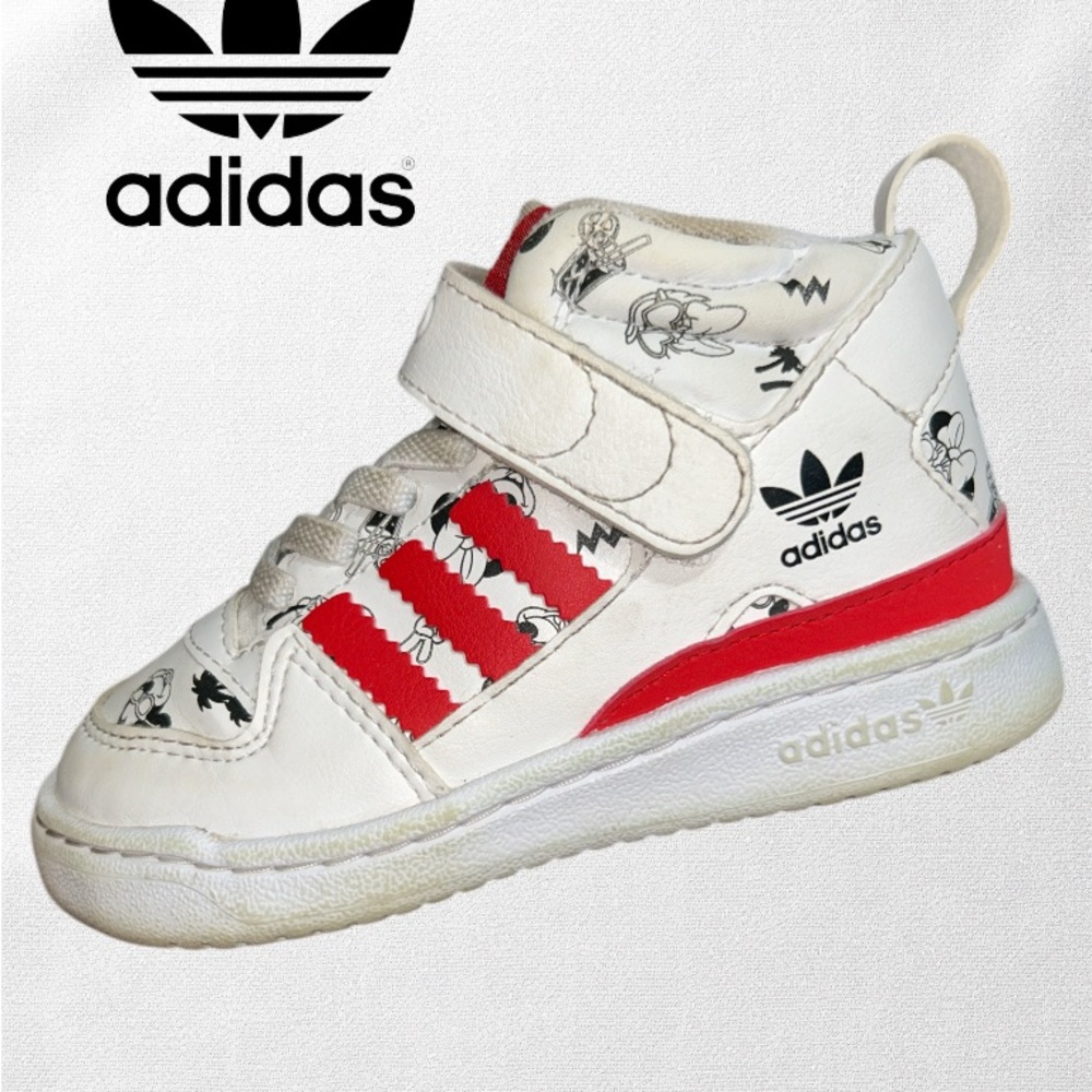 Adidas Disney X Forum Mickey and Friends High Top Sneakers GX0839 - Size 6K